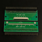 1pcs 4P-- 80P 0.5mm Pitch Connector SMT Adapter to 2.54mm 1.00 Inch Hole FPC FFC Cable Welded Board + Double Row Straight Pin
