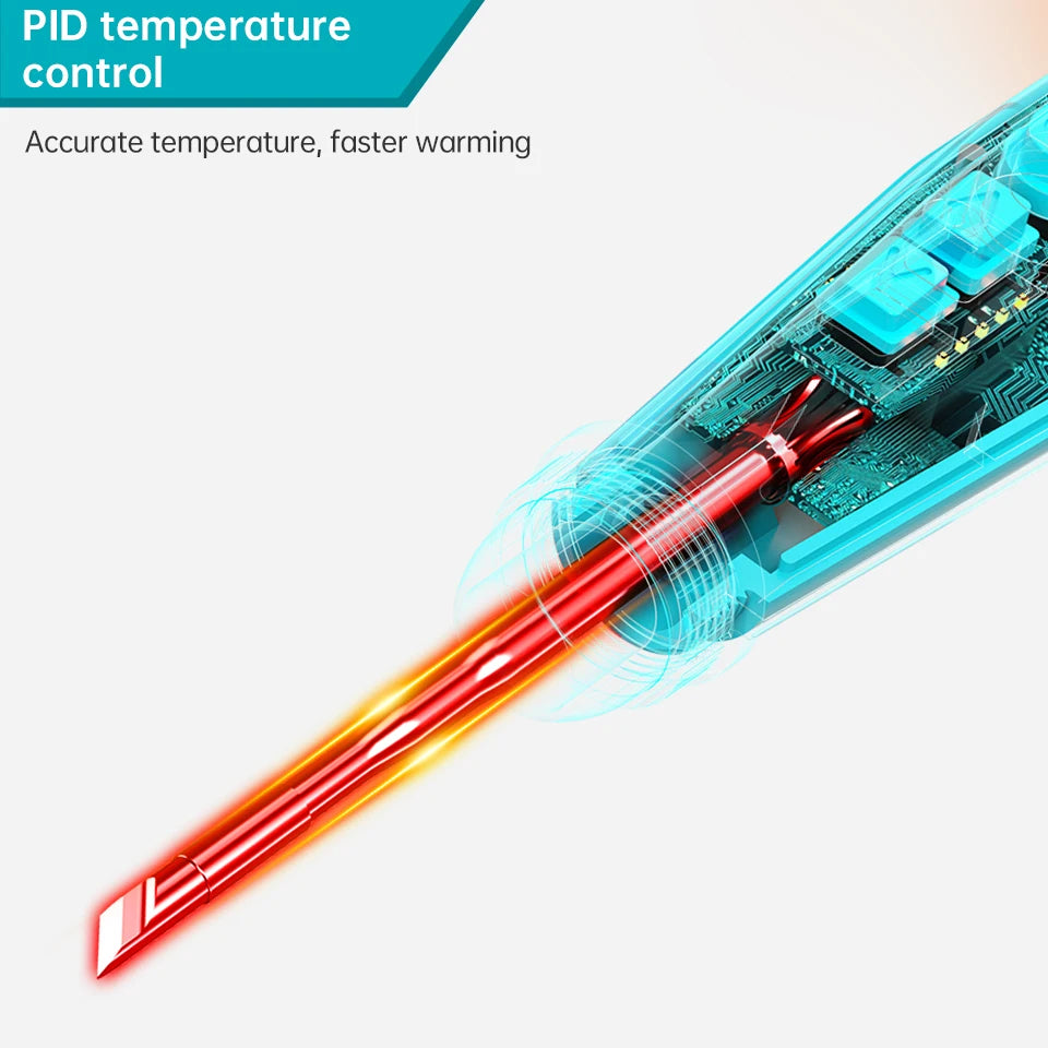 Bakon BK210S Electric Iron Solder USB Charging Portable Adjustable Temperature Auto Sleep Repair Tools Usb Паяльник C210s