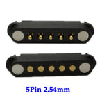 1sets 2A 2Pin DC Magnetic Pogo Pin Connector 2 Pin Pogopin Male Female Spring Loaded DC Power Socket Pitch 2.80mm