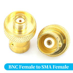 SMA Male Female to BNC Male Female Adapter SMA to BNC Connector for Wireless LAN Device, Coaxial Cable, Radio Antenna Adapt