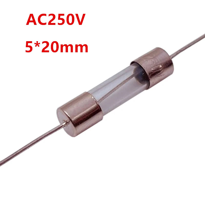 10pcs/lot Fast Blow Glass Tube Fuses 3.6x10mm 5x20mm 6x30mm 250V 3.15A 4A 5A 6A 6.3A 7A 8A 10A 12A15A Axial Lead Ceramic Fuse