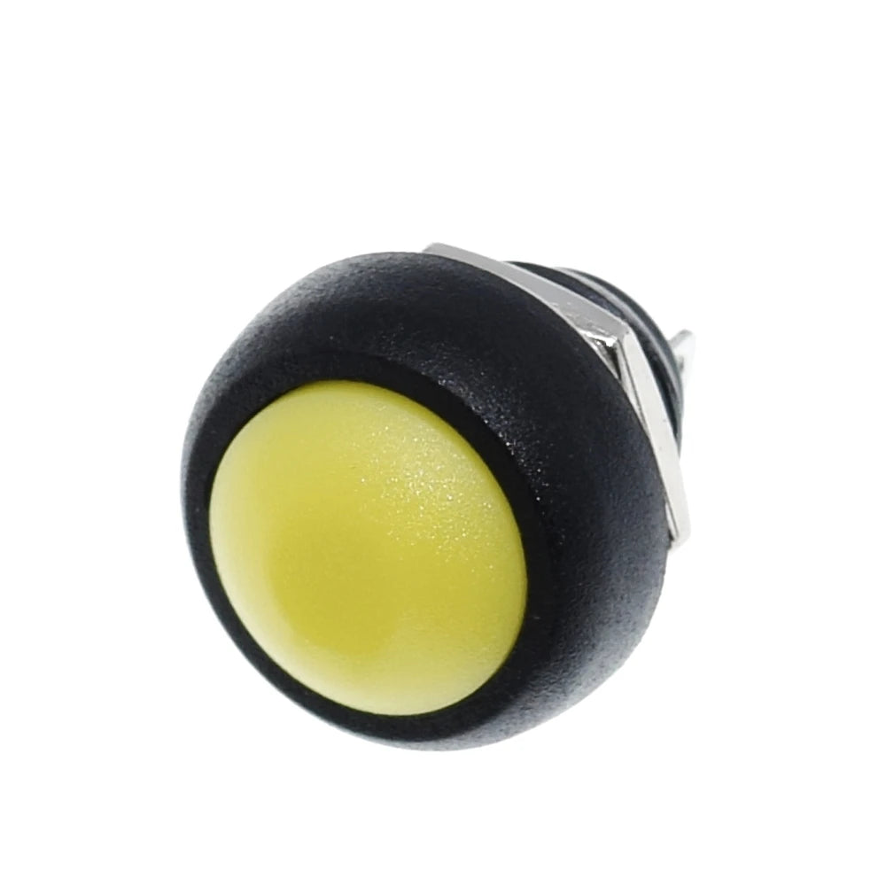 1PACK = 5Pcs Mini 12mm Waterproof Momentary ON/OFF Push Button Round Switch PBS-33B For arduino