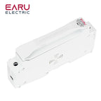 EARU Din Rail Solar Fuses DC 1000V 1500V PV Photovoltaic 20A 25A 30A Fuse Holder Base Solar System Short Circuit Protection GPV