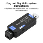 1/2/5PCS USB to RS485 RS232 Converter Module with CH343G Chip Plug and Play for Windows MacOS Linux Signal Conversion