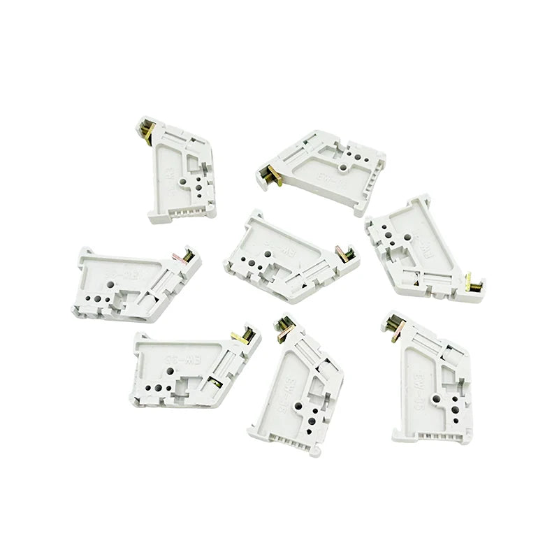 EW-35 DIN Rail Terminal Block Universal Crimping Terminal Block Gray/Brown/White Electrical Accessories 10 20 50 Pieces