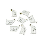 EW-35 DIN Rail Terminal Block Universal Crimping Terminal Block Gray/Brown/White Electrical Accessories 10 20 50 Pieces