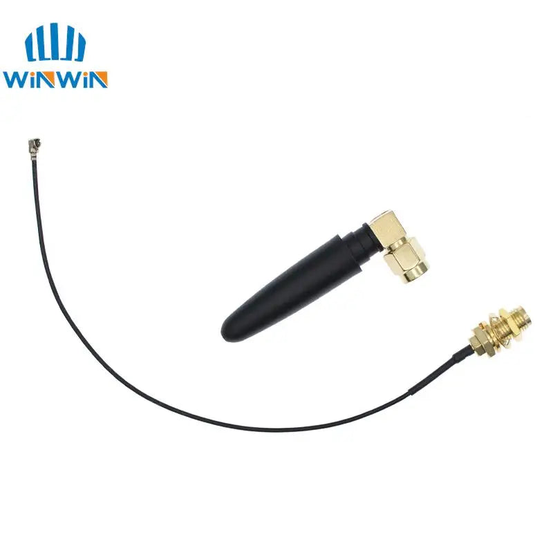 wifi antenna GSM/2.4G 2dBi Bent Bluetooth antenna SMA to IPEX internal needle glue stick antenna