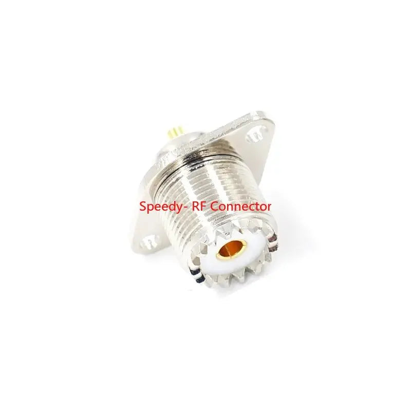 2PCS SL16 SO239 SO-239 UHF Female Solder for Chassis Panel Mount Socket Connector 2Hole 4hole Flange Adapter Fast Delivery