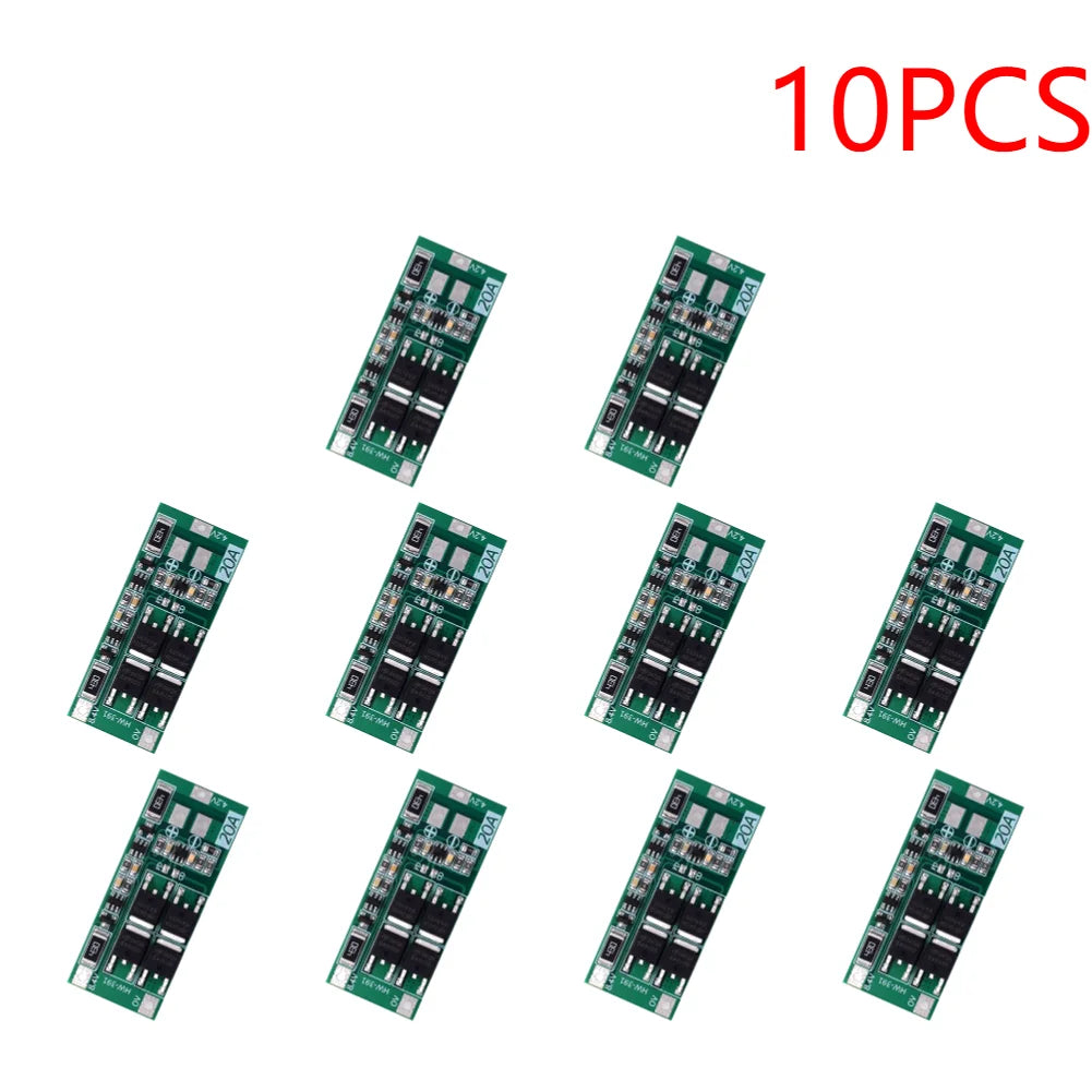 1-10PCS Charging Board Charger Module HW-391 2S 20A Lithium Battery Protection Board 18650 BMS Board Module Balance