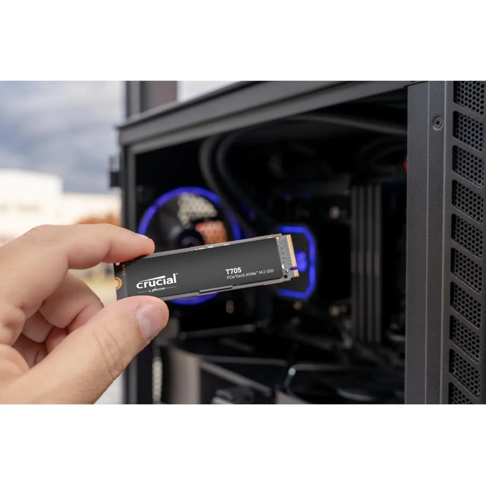 Gen5 NVMe SSD 2TB PCIe 4.0 Compatible 14500MB/s Speed TLC NAND for Gaming PC Storage Includes Adobe Creative Cloud 1
