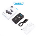 ToolkitRC U3 2-3S LiPo UN3 4-8S USB-C NiMh Battery Charger 2A 25W Balance Port Direct Charge for RC Model FPV Drone Car Airplane