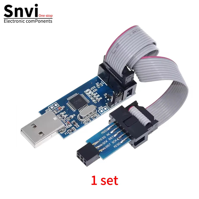 USBASP USBISP AVR Programmer USB ISP Downloader ATMEGA8 ATMEGA128 AVR USB ASP Downloader Firmware Update Tool for Arduino DIY