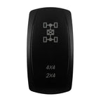 CUSTOM Dual RED Led Laser Etched Rocker Switch ON-OFF ON-OFF-ON (SPST DPDT) for ARB/Carling/NARVA 4x4 Caravan Accessories SUV