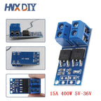 10pcs 15A 400W MOS FET Trigger Switch Drive Module PWM Regulator Control Panel for arduino DC 5V 12V 36V