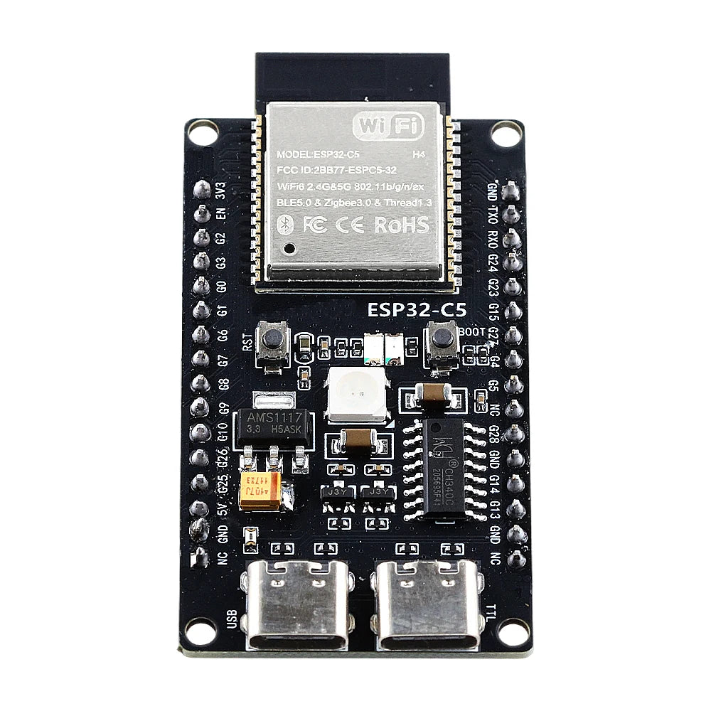 ESP32-C5 Development Board Supports 2.4G and 5GHz Dual-frequency WiFi 6 Bluetooth ESP32C5 Core Board
