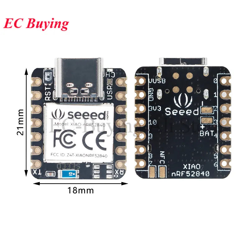 10Pcs/1pc Seeed Studio XIAO BLE NRF52840 SENSE Plus  RP2040 Bluetooth-compatible Module For Arduino Nano Microcontroller