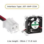 3010 4010 5010 3D Printer Cooling Fan, 12V 24V 5V 2Pin Low Noise, for Ender 3-Style J-Head Heatsink