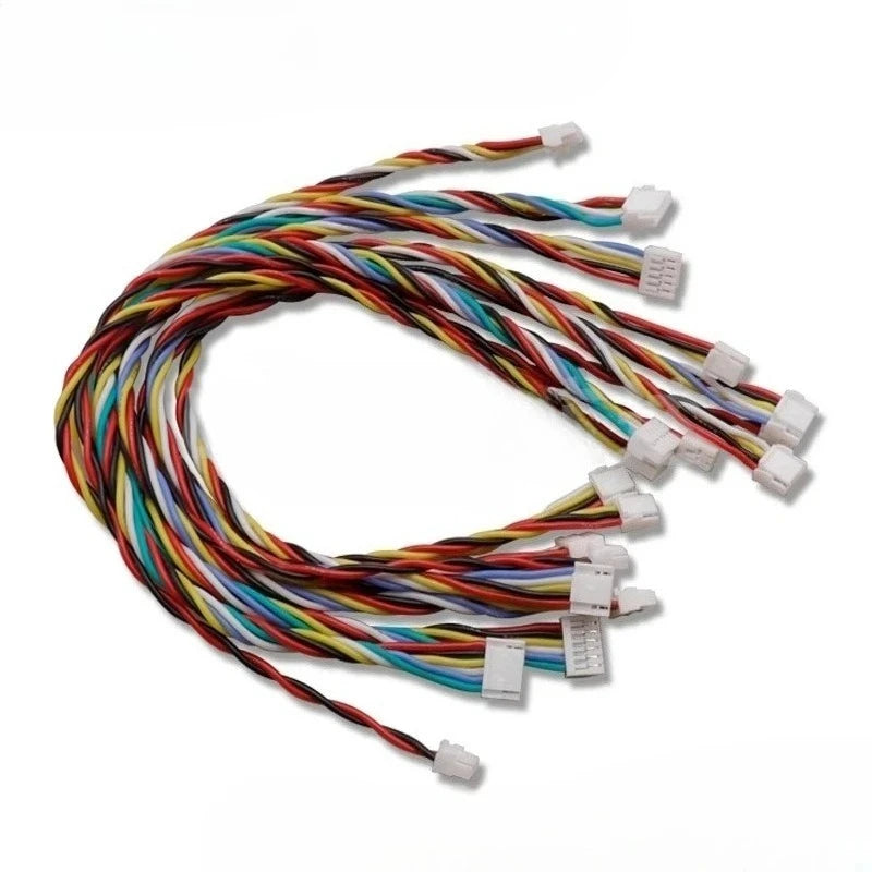 5Pcs GH1.25 2P/3P/4P/5P/6P-10 Pin GH 1.25 Single/Same/Reverse Connector with 15CM Soft Silicone Cables