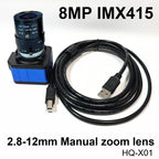 8MP 4K 3264X2448 5MP Mini USB Video Camera 16MP IMX298 IMX317 IMX415 IMX179 USB2.0 High Speed Industrial Box Housing Usb Webcam