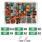 588pcs Deutsch Type Connector Kit Waterproof Wire DT Series Connector set DT06 04 2/3 / 4 pin 6/8/12 pin Sealed Plug