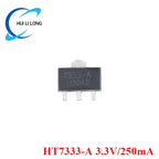 10pcs/lot HT7330 HT7333 HT7350 HT7350-A HT7333-A HT7330-A SOT-89 SOT89 3V/3.3V/5V 250mA Low Dropout Linear Regulator LDO Chip IC