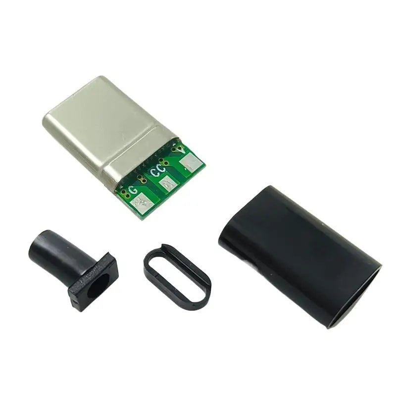3Pin Male Connector Type C Laptop Version 2 10 Sets with 3 Solder Joints and CC Pin CTOC5 for Maker Education Kits