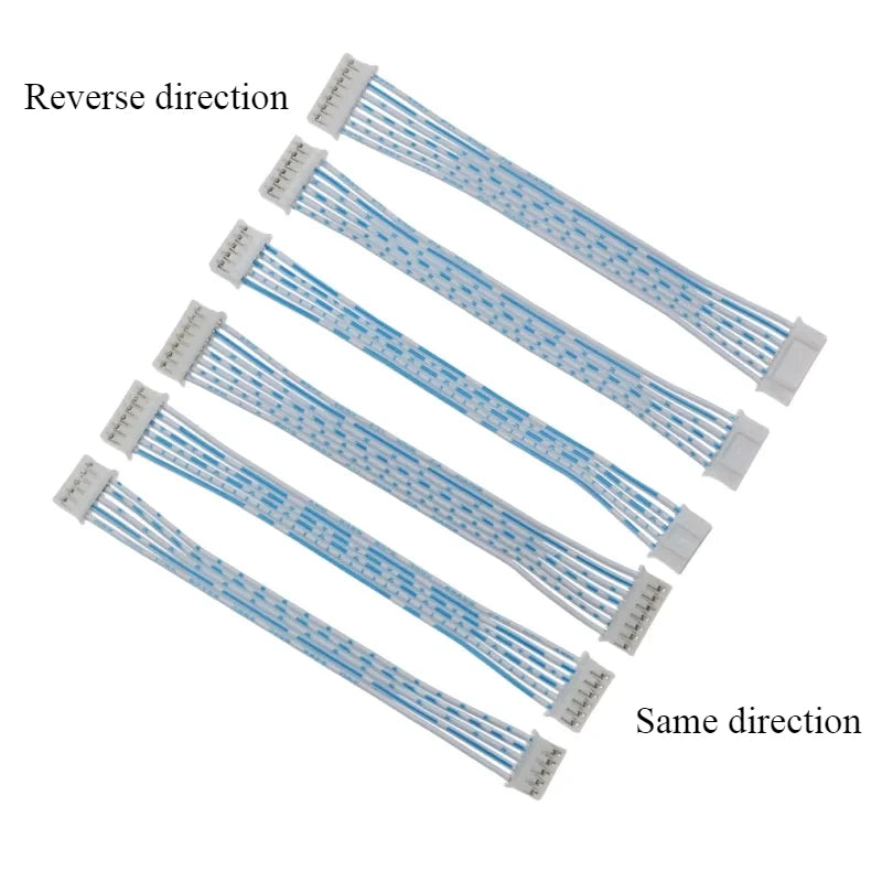 10PC PH2.0 XH2.54 10/20/30/40/50cm 2/3/4/5/6/7/10/12P Single Double End Terminal Crimp Electronic Flat Plug Wire Cable Connector
