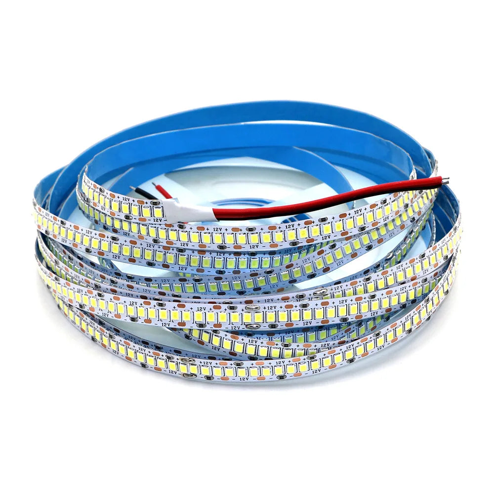 240LEDs/m LED Strip 2835 DC12V 24V Home Light Strip 5M 1200LEDs High Light Red Green Blue Flexible And Cuttable Soft Lamp Bar