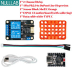 2 Channel DC 5V Relay Module Low Level Trigger with Optocoupler Isolation Smart Home Control Board Compatible with Arduino ESP32