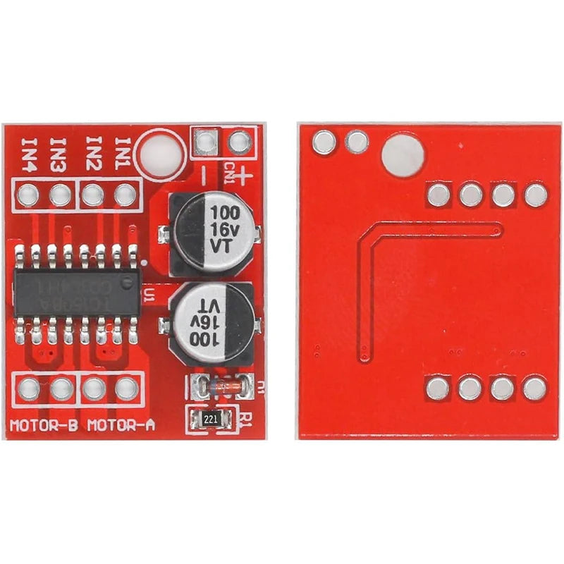 10pcs 5pcs L298N MINI Controller Board 1.5A 2 Way DC Motor Driver Module Speed Dual H-Bridge Replace Stepper for Smart Car Power