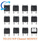 10PCS 100N03A 30N06 40N06 50N06 15N10 TO-252 30V/90A N-channel MOSFET Chip IRFR5305TR AOD4185 AOD403 20N06 12N10 IRLR8726TR