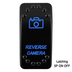 Waterproof Rocker Switch with Blue LED | 12V/24V Latching & Momentary (SPST/ DPDT) | for Marine, UTV, ATV, RZR, Automotive