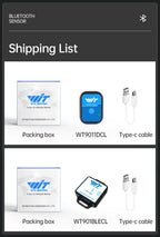 WitMotion WT901BLECL MPU9250 IMU BLE 5.0 Accelerometer Inclinometer, 3 Axis Acce+Gyroscope+Magnetometer BLE 50m for IOS/Android