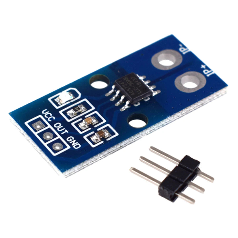 ACS712 High Efficient Hall Current Sensor Module High Precision DC Current Sensor Module Detector DC5V for Arduino