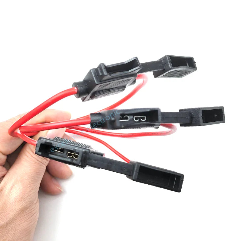 32V ATC Medium Blade Fuse Holder Waterproof for ATC/ATO Inline with 16/14/12AWG Wires - Selectable 5A 10A 15A 20A 40A Fuses