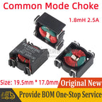 2pcs PE-53912NLT SMT Common Mode Choke Coil Inductor Filter Inductance 1.8mH 2.5A Switching Power Supply PE 53912NLT NEW