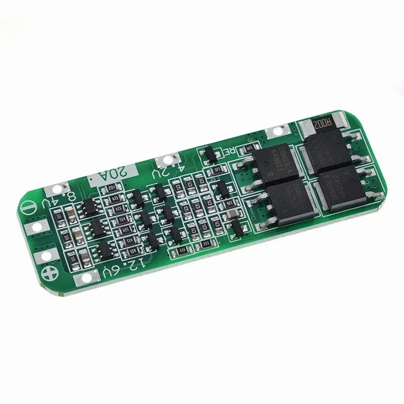 5pcs 3S 20A Li-ion Lithium Battery 18650 Charger PCB BMS Protection Board For Drill Motor 12.6V Lipo Cell Module 64x20x3.4mm