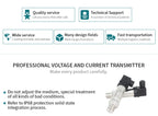 Water Oil Fuel Gas Air Pressure Transmitter G1/2 G1/4 12-36V 4-20mA RS485 0-600bar Stainless Steel Pressure Transducer Sensor