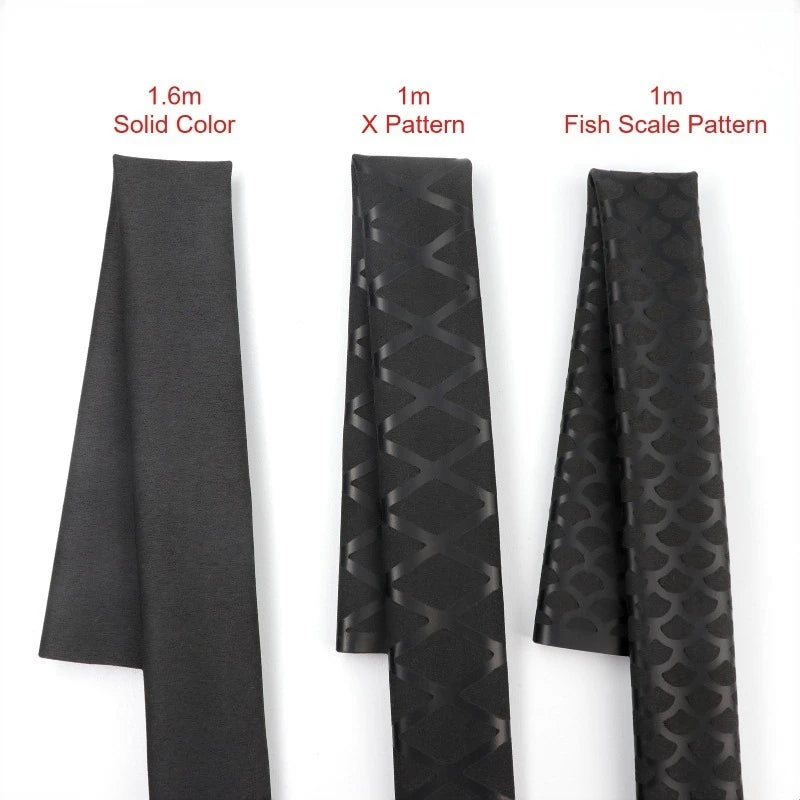 Black Fishing Rod Heat Shrink Tube Anti-Skid ID 15mm - 60mm DIY Non-Slip Handle Protect Wrap Cover Case 2:1 Polyolefin Sleeve