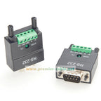 2 In 1 RS232 to RS485/TTL Serial Converter DB9 Male to 5Pin Screw Terminal Block RS232 to 3.3V/5V Interface Signal Adapter