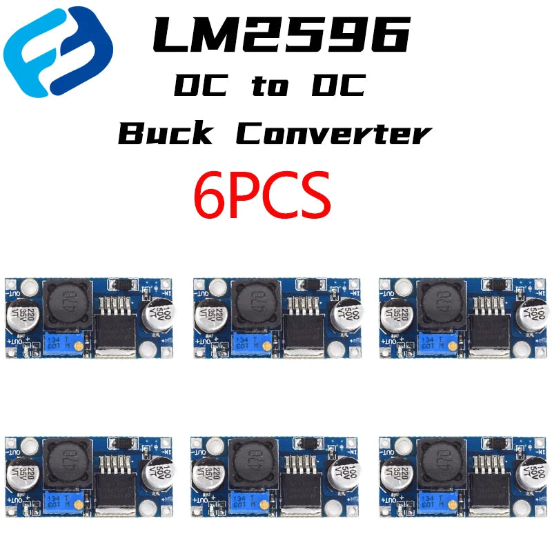Adjustable Output LM2596S Step Down Module DC to DC Buck Converter Voltage Regulator Conversion Power Supply Module LM2596