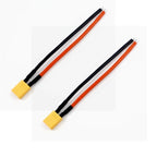 XT30 Pigtail Plug Male and Female Connector with 100mm 16AWG Tinned Wire Cable for RC Fixed Wing Lipo Battery FPV Drone Charger