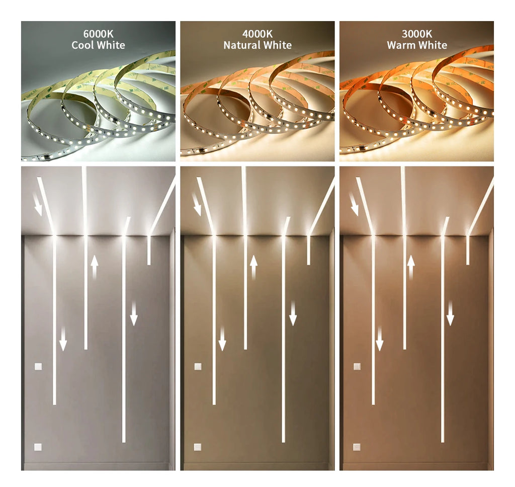 10m Running Water Flowing LED Strip Light DC24V WS2811 SMD2835 120LEDs/m Horse Race Pixel Addressable Flexible Linear Lamp Set