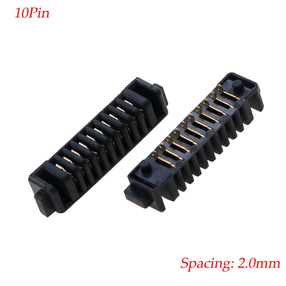 1PCS 4/5/6/7/8/9/10Pin Laptop Battery Connector Pitch 2.0mm Holder Clip Slot Contact Male and Female Plug