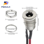 DC-099 DC Power Male Female Jack Charging Socket Jack With Cable Male Female Power Plug Connector Male Female Connector Adapter