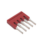 5Pcs FBS Series 3.5mm Jumper Bar DIN Rail Terminal Block Plug-in Bridge Connector for PT1.5 PTTB1.5 Terminal Accessories