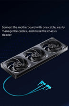 Jonsbo ZA-420/140 Computer Case Fan DIY Exchange 2 Sets Fan Blades  5V ARGB 140mm PWM Reverse Combination Cooling Fan