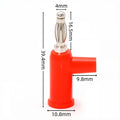 4mm Banana Plug Stackable Electrical Connector Free Solder Adaptor