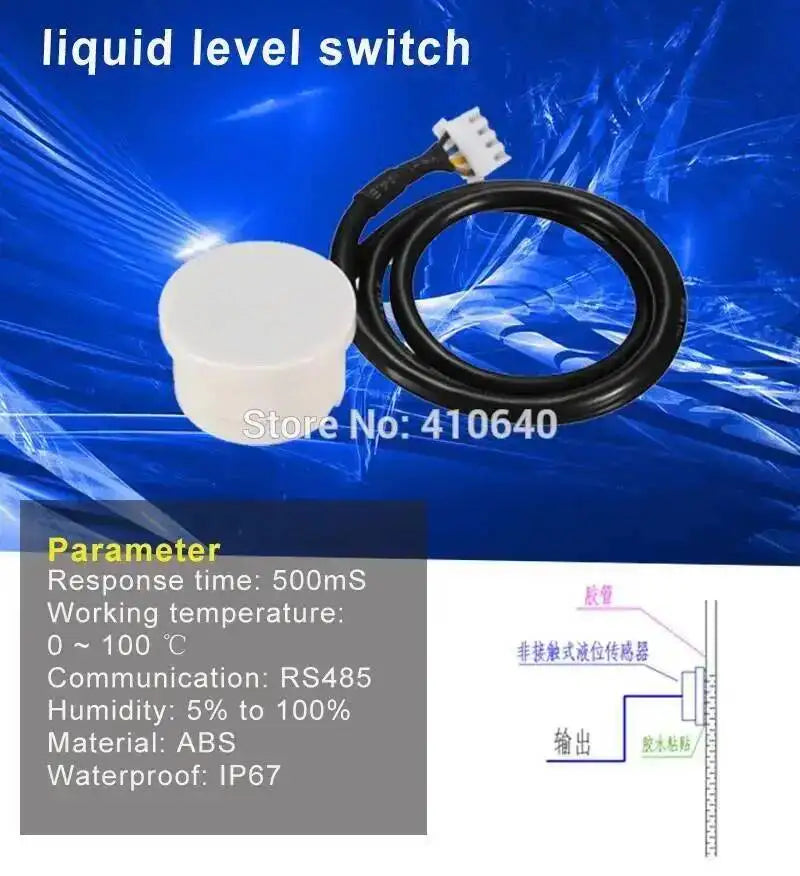 DC 5 to 24V XKC-Y25-NPN Touchless Liquid Level Sensor Alarm with Buzzer Capacitive Type Contactless Water Level Monitor System