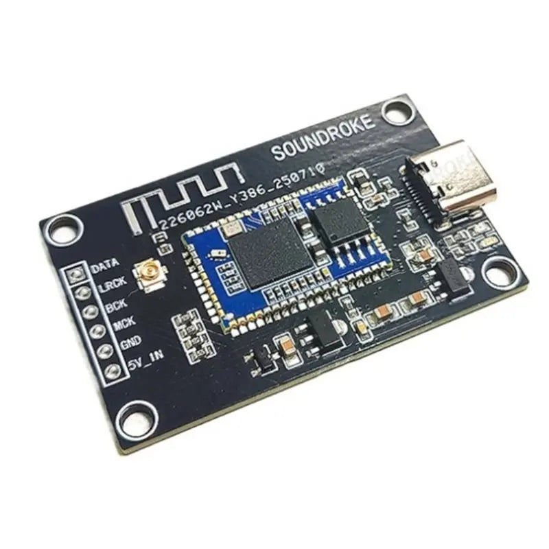 ABKQ-QCC5181/QCC3095 Bluetooth Digital Interface Module Sound Card Ldac Decoding USB To I2S Output Type-C 5VUSB